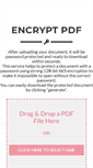 Mobile Screenshot of encryptpdf.com